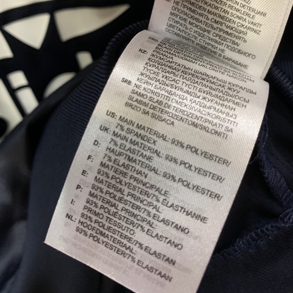 Adidas navy blue long sleeve top shirt - Picture 7 of 7